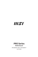 MSI 911-7E71-001 User Manual
