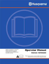 Husqvarna 967003605 Operator's Manual