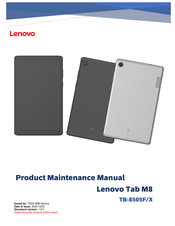 Lenovo TB-8505F Product/Maintenance Manual