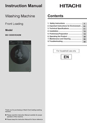 Hitachi BD-120XKVEADM Instruction Manual