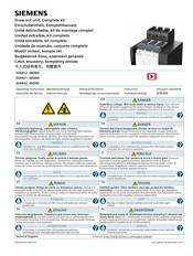 Siemens 3VA21-0M Series Operating Instructions Manual