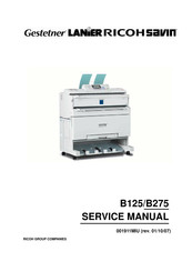 Ricoh B125 Service Manual