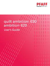 Pfaff Ambition 620 User Manual
