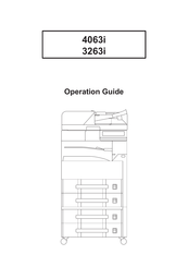 Triumph Adler 4063i Operation Manual