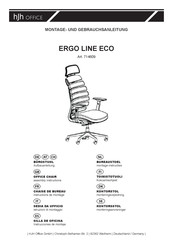 HJH office ERGO LINE ECO 714609 Assembly Instructions Manual