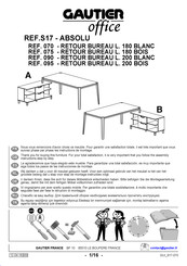 Gautier Office 070 Assembly Instructions Manual