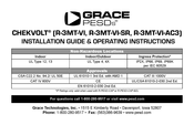 Grace PESDS CHEKVOLT R-3MT-VI-SR Installation Manual & Operating Instructions