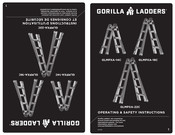 GORILLA LADDERS GLMPXA-22C Operating/Safety Instructions Manual