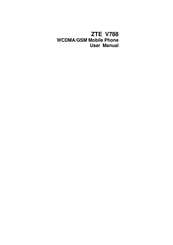 Zte V788 User Manual