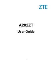 Zte A202ZT User Manual