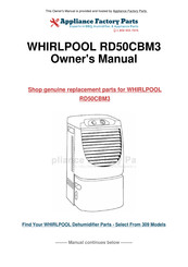 Whirlpool RD50CBM3 Use & Care Manual