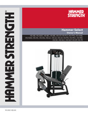 Hammer Strength HAMMER SELECT HS-SLP Owner's Manual