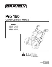 Ariens GRAVELY Pro 150 Owner's/Operator's Manual
