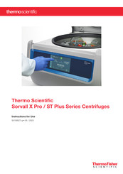 Thermo Scientific Sorvall X1 Pro-MD Instructions For Use Manual