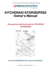 KitchenAid KBGN364PSS Installation Instructions And Use And Care Manual