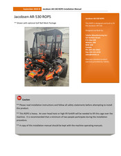 Jacobsen AR530 Installation Manual