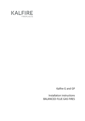 Kalfire GP60/79F Installation Instructions Manual