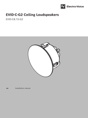 Electro-Voice EVID-C8.2HC-G2 Installation Manual