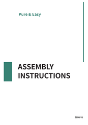 YitaHome GZHJ-V1 Assembly Instructions Manual