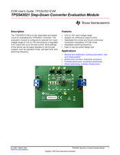 Texas Instruments TPS543521EVM User Manual