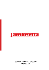 Lambretta X125 Service Manual