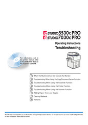 Toshiba e-STUDIO5530c PRO Operating Instructions Manual