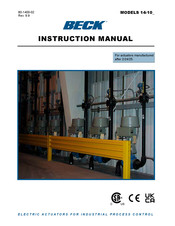 Beck 14-10 Series Instruction Manual