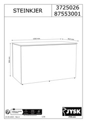 Jysk STEINKJER 87553001 Manual
