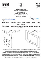 urmet domus 2VOICE 1760/32A Manual
