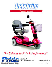 Pride Mobility Celebrity Owner's Manual