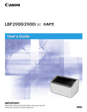 Canon i-SENSYS LBP 2900 User Manual