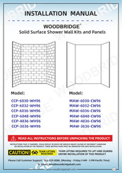 Woodbridge MAW-6030-CW96 Installation Manual