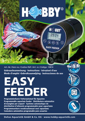 Hobby EASY FEEDER Instructions Manual