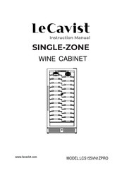 LeCavist LCS155VN1ZPRO Instruction Manual