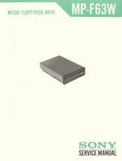 Sony MP-F63W Service Manual
