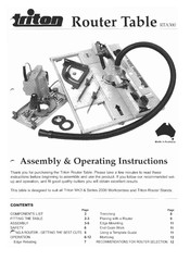 Triton RTA300 Assembly & Operating Instructions