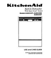 KitchenAid KUDI220W Use And Care Manual