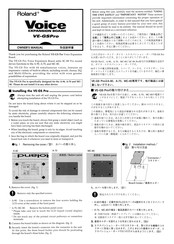 Roland VE-GSPro Owner's Manual