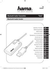 Hama Twin Operating Instructions Manual
