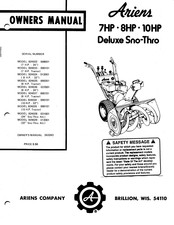 Ariens 924035 Owner's Manual