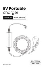 EVSE BS-PCD018 Product Instructions