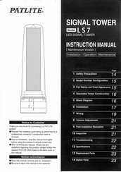 Patlite LS7 Instruction Manual