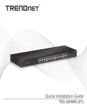 TRENDnet TEG-284WS Quick Installation Manual