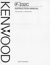 Kenwood IF-232C Instruction Manual