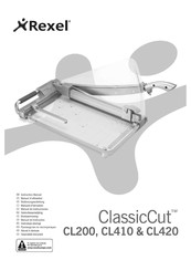 Rexel ClassicCut CL420 Instruction Manual