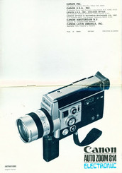 Canon Auto Zoom 814 Manuals | ManualsLib