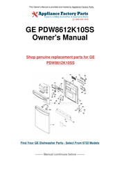 GE Profile PDW9200 Series Owner's Manual