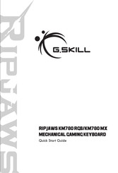 G.SKILL RIPJAWS KM7BO RGB Quick Start Manual