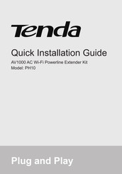 Tenda PH10 Quick Installation Manual