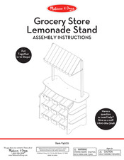 Melissa & Doug 4070 Assembly Instructions Manual
